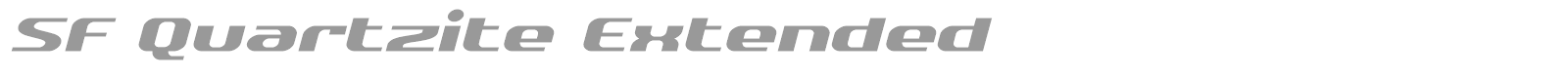 SF Quartzite font preview
